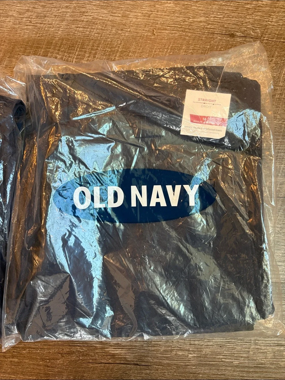 2 Old Navy Boys Straight Regular Chino Pants Size 16 Navy Lot of 2 NWT Uniform
